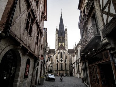 Dijon, Fransa Fransız güzel kilise. Klasik Gotik cathedr