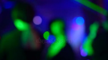 Işık diskoda eğlenceli gece kulübü bulanıklık lazer ışık