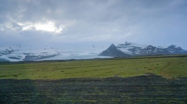 Vatnajokull buzul İzlanda çok yol geziden görüntülemek