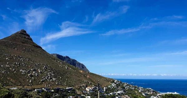 Νότια Αφρική βουνό θάλασσα και παραλία φύση θέα διακοπές προορισμός κατοικία — Φωτογραφία Αρχείου