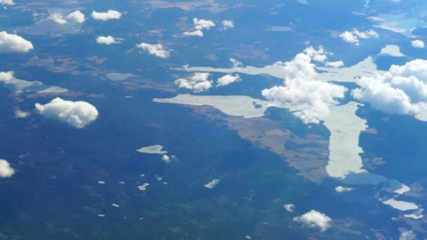 Avión Sobre Tierra Agrícola Netherland Desde Arriba — Vídeo de stock