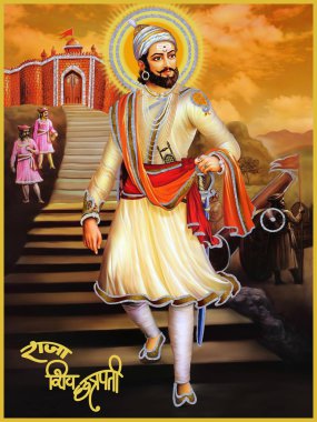 Raja shiv chhatrapati. Hat sanatı, Hint Shivaji Maharaj 'ının büyük kralına kadar uzanır.