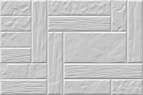 白色无缝几何纹理 Origami纸本风格 3D渲染背景 — 图库照片