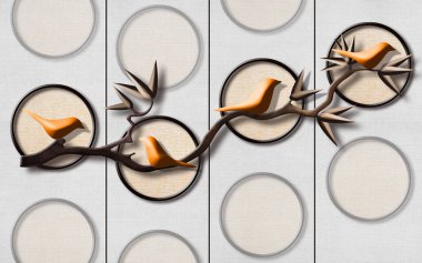 3d Yüksek Dekorasyon Arka Plan Duvar Kağıdı