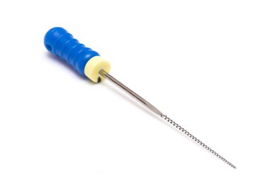 endodontik dosya yakın çekim