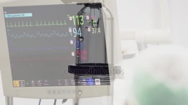 EKG monitör ile damla.