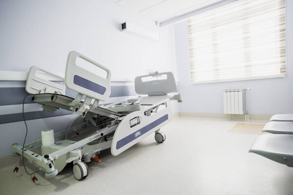 Light corridor of a modern hospital