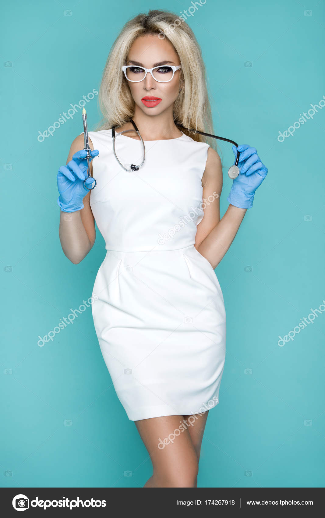 Hot Blonde Nurse