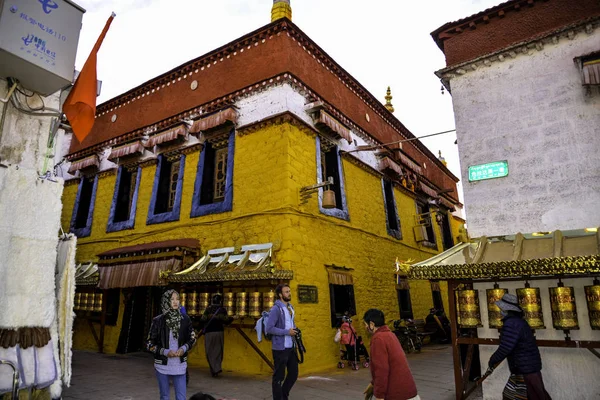 View Traditional Architecture Tibet China Travel Concept — Stock Photo, Image