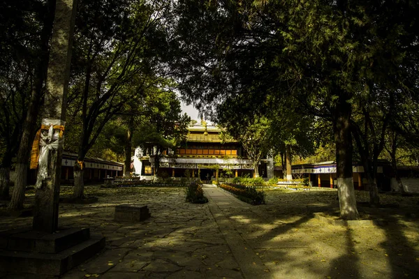 View Traditional Architecture Tibet China Travel Concept — Stock Photo, Image