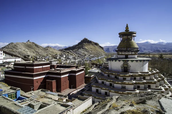 View Traditional Architecture Tibet China — Stock Photo, Image