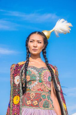 Kazakistan, Taldykorgan - 02 Ekim 2015: Göçebe Oyunları, Orta Asya 'da yapılan etnik sporlara adanmış uluslararası spor müsabakaları   