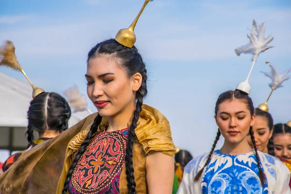 Kazajstán Taldykorgan Octubre 2015 Juegos Nómadas Competición Deportiva Internacional Dedicada — Foto de Stock