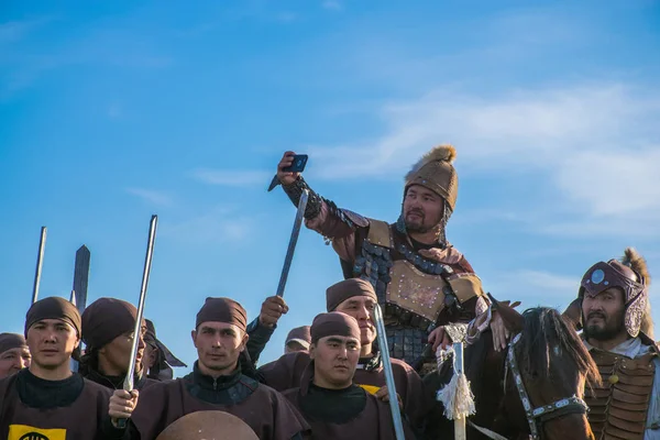 Kazajstán Taldykorgan Octubre 2015 Juegos Nómadas Competición Deportiva Internacional Dedicada —  Fotos de Stock