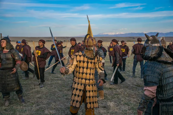 Kazachstan Taldykorgan Października 2015 Nomad Games Międzynarodowy Konkurs Sportowy Poświęcony — Zdjęcie stockowe