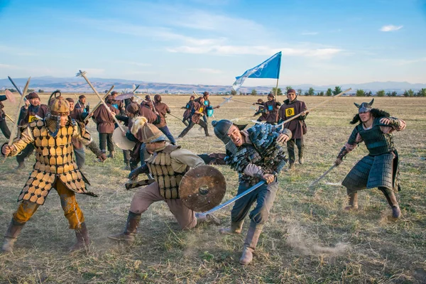 Kazajstán Taldykorgan Octubre 2015 Juegos Nómadas Competición Deportiva Internacional Dedicada — Foto de Stock