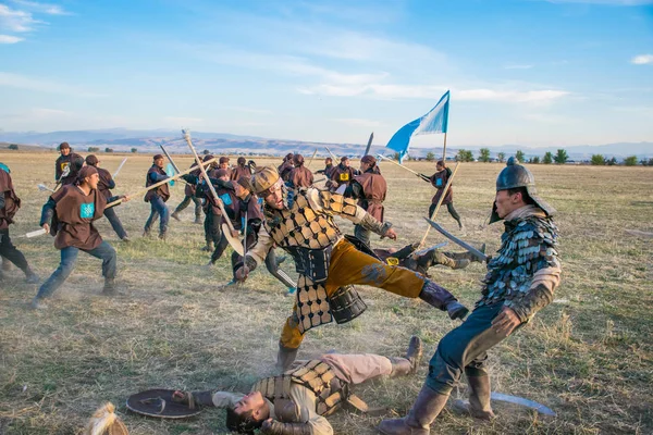 Kazakstan Taldykorgan Oktober 2015 Nomadspel Internationell Idrottstävling Tillägnad Etniska Sporter — Stockfoto