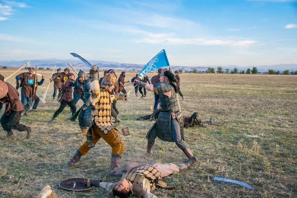 Kazachstan Taldykorgan Oktober 2015 Nomad Games Internationale Sportcompetitie Gewijd Aan — Stockfoto