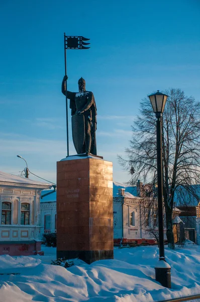 Russia Nizhny Novgorod Gennaio 2017 Passeggiata Nizhny Novgorod Durante Vacanze — Foto Stock