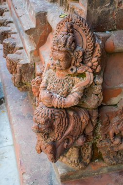 Budist manastırının içinde, kutsal yer kavramı