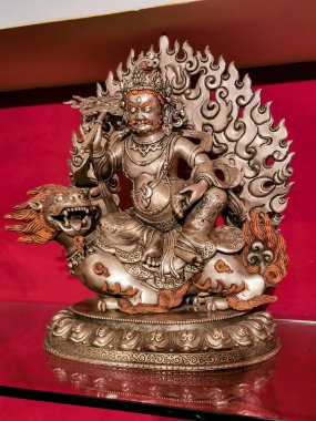 Budist manastırının içinde, kutsal yer kavramı