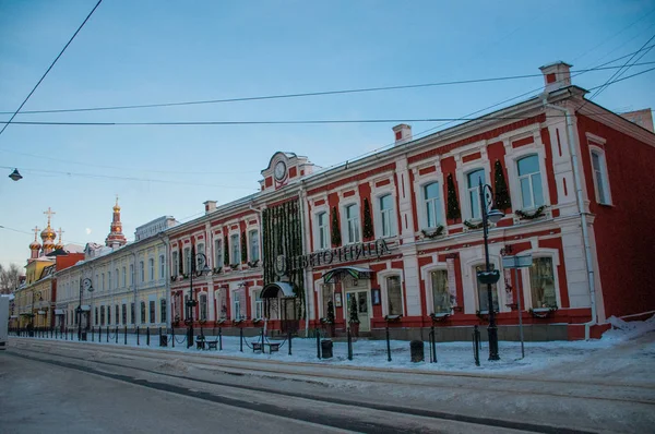 Rusya Nizhny Novgorod Ocak 2017 Noel Tatilinde Nizhny Novgorod Yürüyüşü — Stok fotoğraf