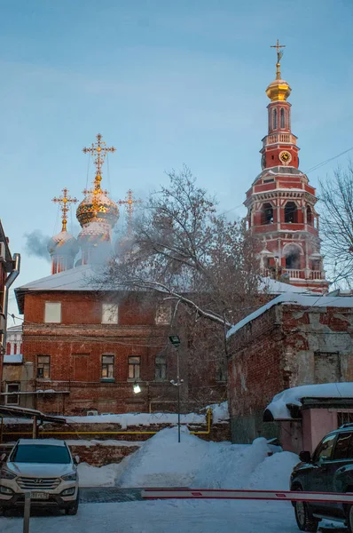 Rusland Nizjni Novgorod Januari 2017 Wandelen Door Nizjni Novgorod Tijdens — Stockfoto