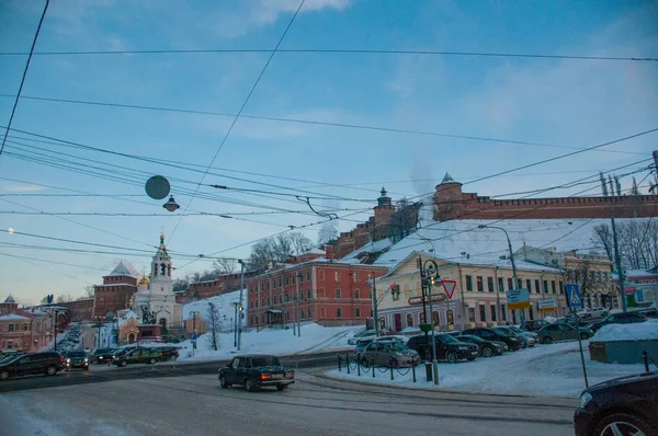 Rusia Nizhny Novgorod Enero 2017 Caminando Por Nizhny Novgorod Durante —  Fotos de Stock