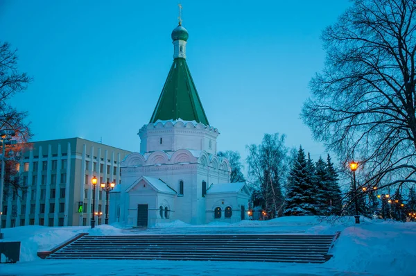 Rusland Nizjni Novgorod Januari 2017 Wandelen Door Nizjni Novgorod Tijdens — Stockfoto