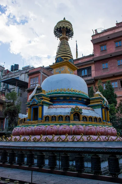 Syn Traditionell Arkitektur Tibet Kina — Stockfoto