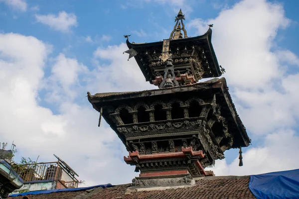 Άποψη Της Παραδοσιακής Αρχιτεκτονικής Του Θιβέτ Κίνα — Φωτογραφία Αρχείου