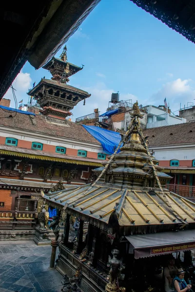 Syn Traditionell Arkitektur Tibet Kina — Stockfoto