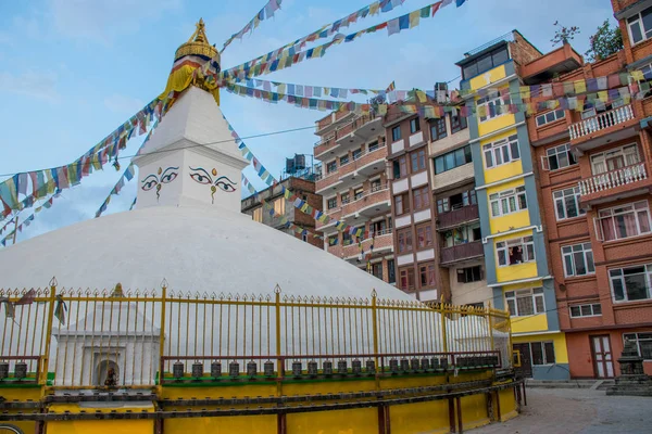 Vue Stupa Bouddhiste Concept Voyage — Photo