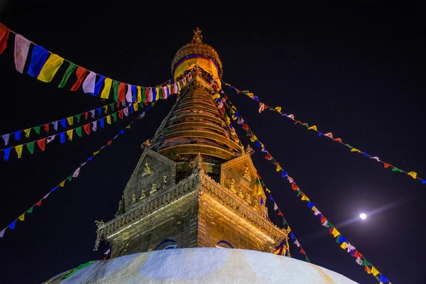 Uitzicht Boeddhistische Stupa Reisconcept — Stockfoto