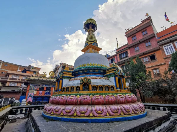 Blick Auf Die Traditionelle Architektur Tibets Chinas — Stockfoto