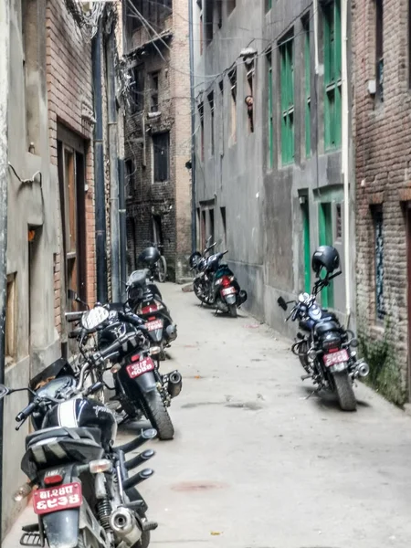 Motorräder Auf Der Stadtstraße — Stockfoto