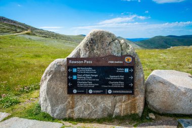 Kosciuszko Ulusal Parkı 'na seyahat, seyahat kavramı 