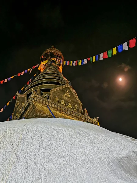 Vista Budista Stupa Conceito Viagem — Fotografia de Stock