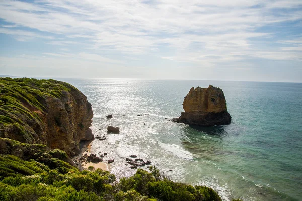 Paisagem Natural Com Doze Apóstolos Austrália Conceito Viagem — Fotografia de Stock