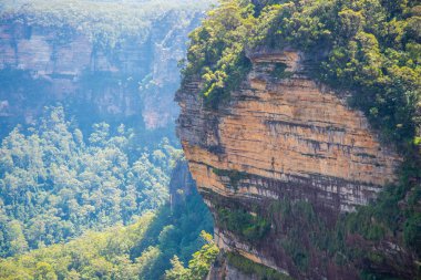 Avustralya 'daki Blue Mountains Ulusal Parkı' ndan geçiyor.