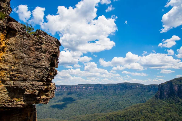 Ταξιδεύει Από Εθνικό Πάρκο Blue Mountains Αυστραλία — Φωτογραφία Αρχείου