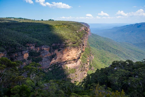 Viajando Pelo Parque Nacional Blue Mountains Austrália — Fotografia de Stock