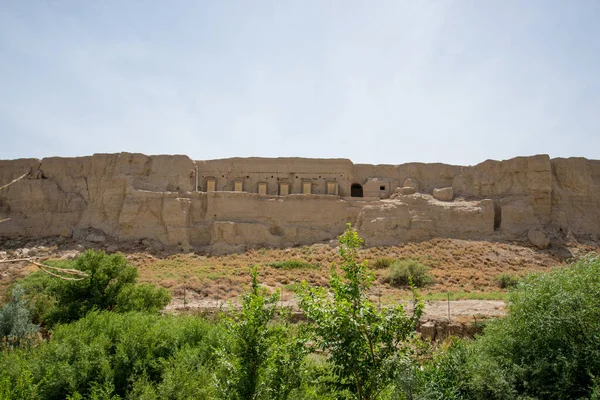 Ruinen Der Antiken Stadt Gaochang Turpan China Mit Mehr Als — Stockfoto