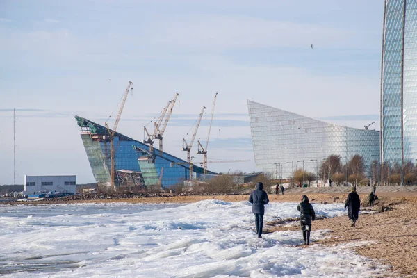 Подорож Росії Санкт Петербурзька Екскурсія Зимовий Сезон — стокове фото