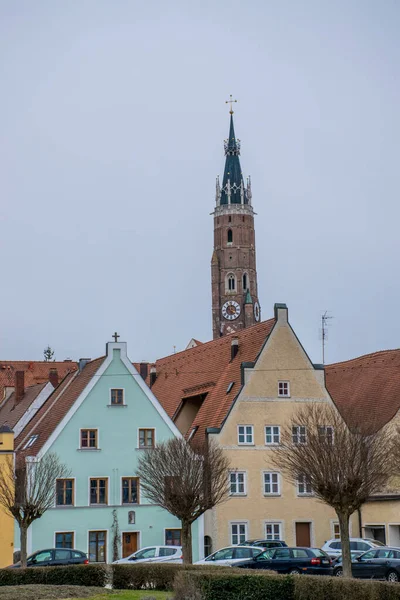 Landshut Almanya Mart 2020 Landshut Eski Kasabası Bavyera Almanya Nın — Stok fotoğraf