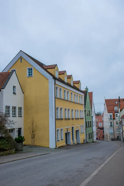 Landshut Німеччина Березень 2020 Вид Історичний Центр Ландсгут Баварії — стокове фото