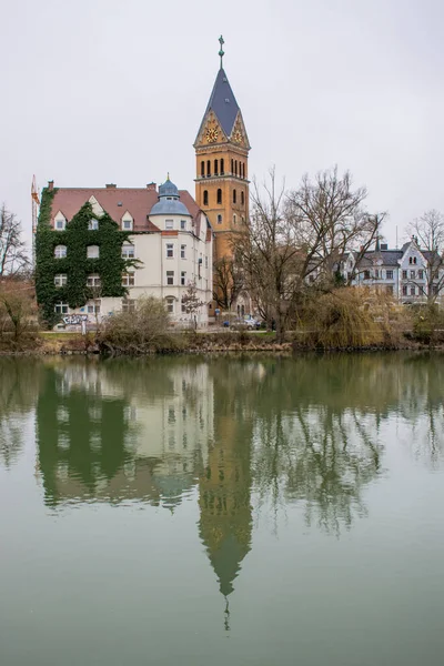 Landshut Almanya Mart 2020 Bavyera Daki Landshut Tarihi Merkezi — Stok fotoğraf