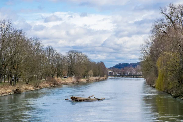 Landshut Alemania Marzo 2020 Vista Del Centro Histórico Landshut Baviera — Foto de Stock