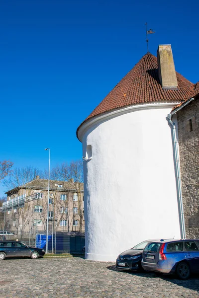 Vue Château Hermann Narva Estonie — Photo