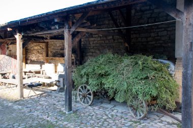 Hermann kalesinin Narva, Estonya 'daki manzarası